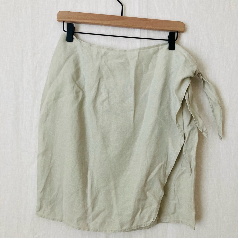vintage 90’s GAP 100% Linen Mini Skirt
